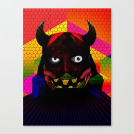 Hexagon Devil Canvas Print