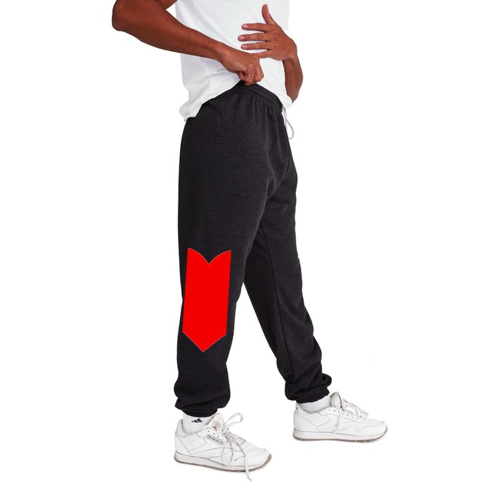 Red sales heart sweatpants