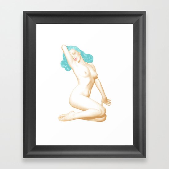 MARILYN SEA Framed Art Print