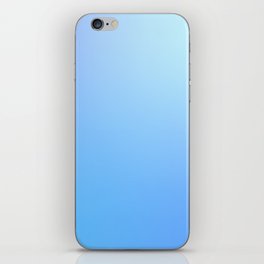 81 Blue Gradient 220506 Aura Ombre Valourine Digital Minimalist Art iPhone Skin