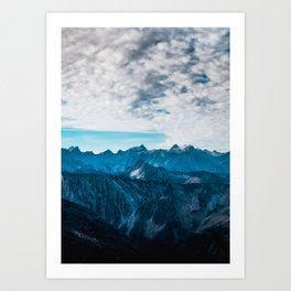 mountains Art Print
