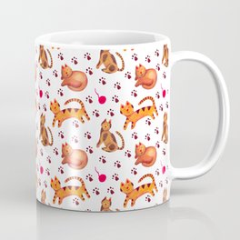 Cats and Paws Coffee Mug