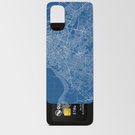 Asuncion City map of Paraguay - Blueprint Android Card Case