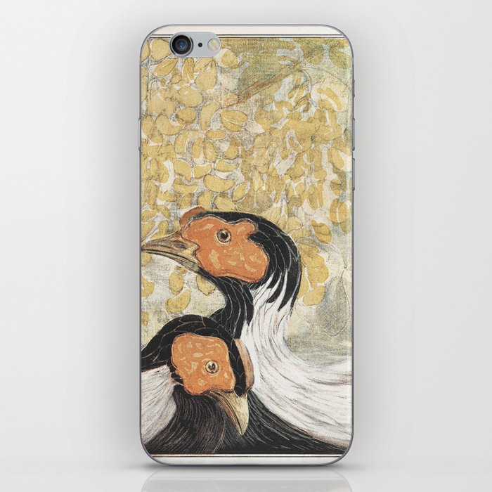 Art Nouveau birds iPhone Skin