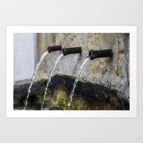 Fountain Art Print