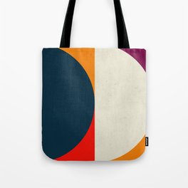 Geometric abstract / half circles Tote Bag