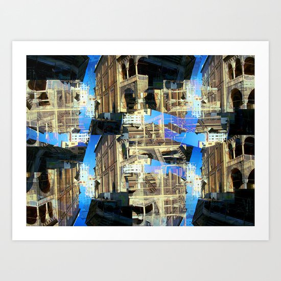 Thursday 3 January 2013: "...climb towards the light..." Art Print