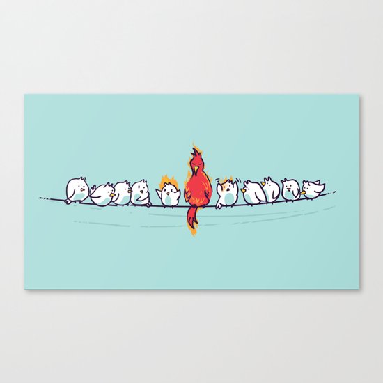 That new guy turns out to be a disaster Canvas Print