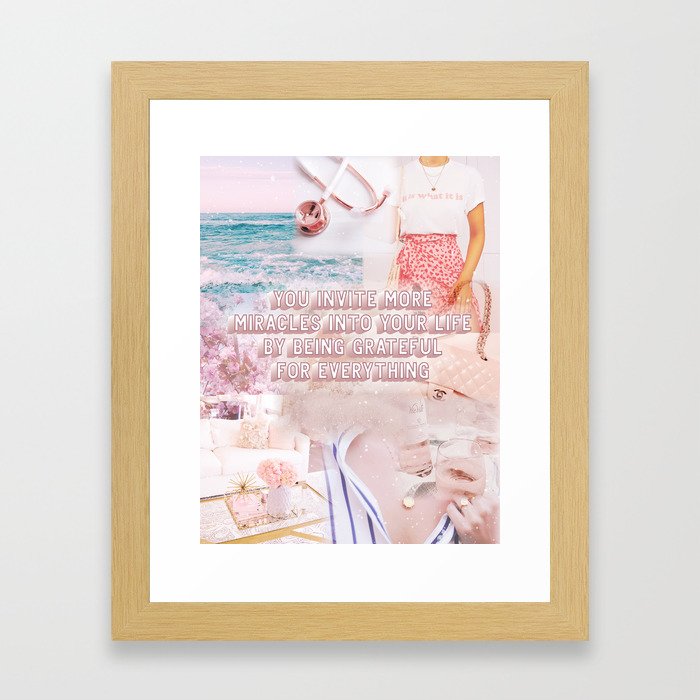 Inviting Miracles Framed Art Print