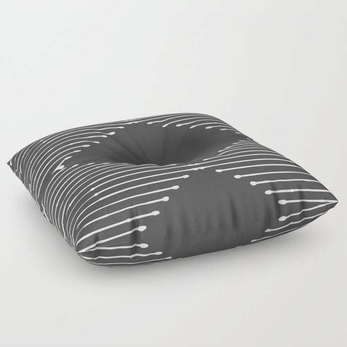 Geo (Dark Gray) Floor Pillow