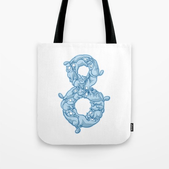 8 Cats Tote Bag