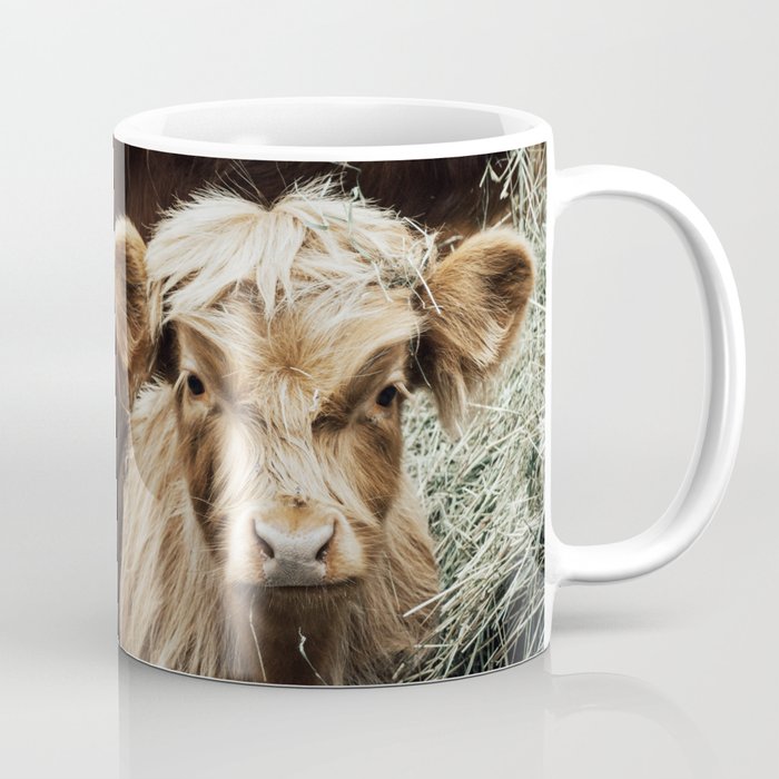 Scottish Highland Calf Coffee Mug