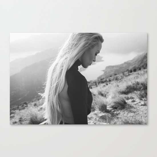 Black queen Canvas Print