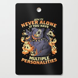 Multiple Personalities - Funny Evil Hell Dog Gift Cutting Board