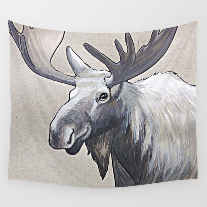 Moose Wall Tapestry By Klreynolds Society6