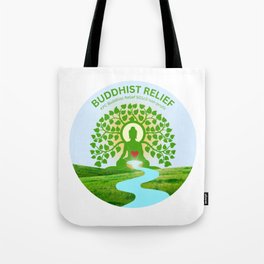 Buddhist Relief Tote Bag