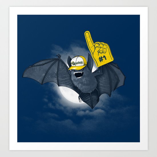 Baseball Bat Art Print
