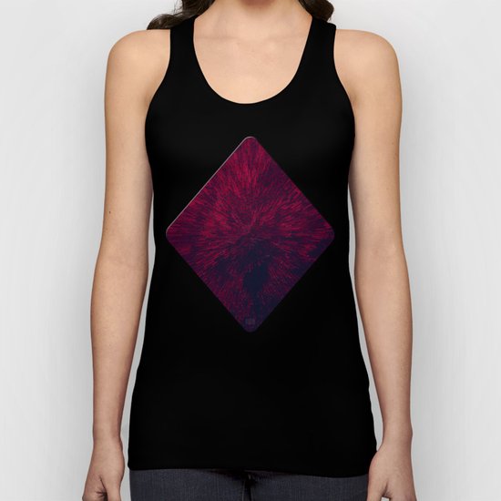 Bold Burst in Red Unisex Tank Top