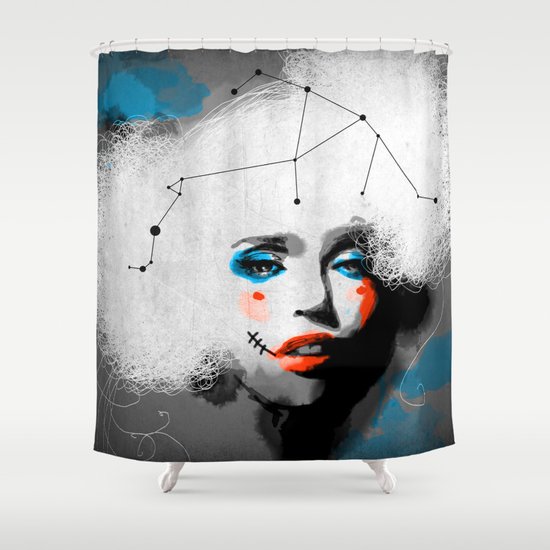 Zero City Shower Curtain