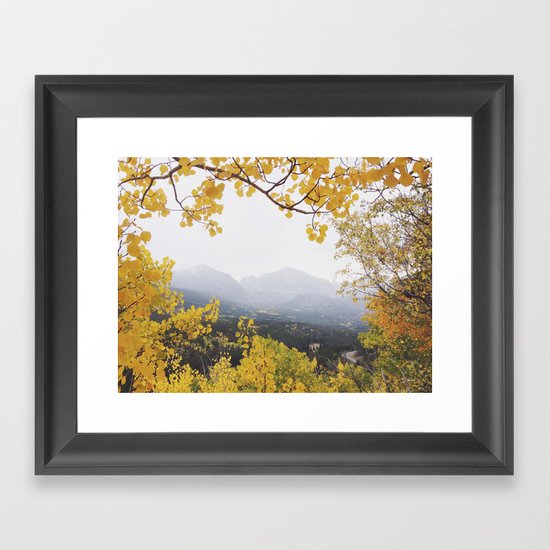 Fall Frame Framed Art Print