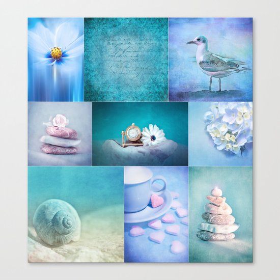 COLLECTION BLUE Canvas Print