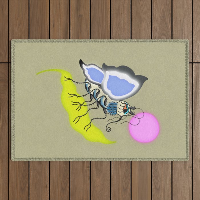 butterfly Outdoor Rug