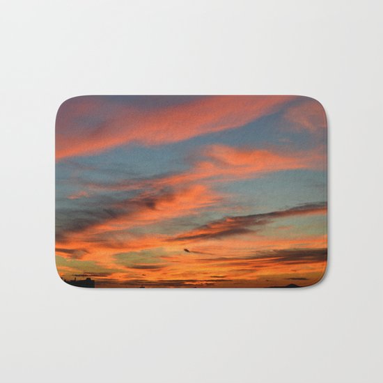 The sky is on fire Bath Mat