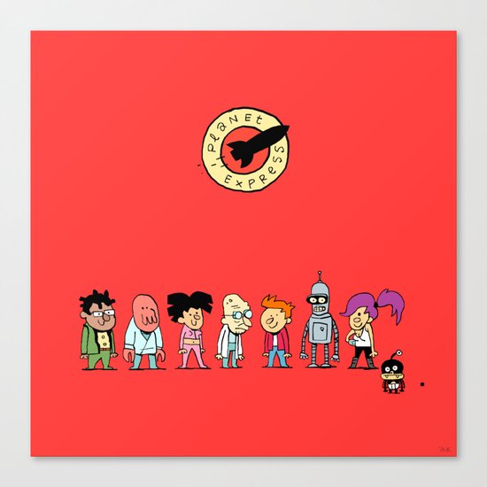 Planet Express Canvas Print