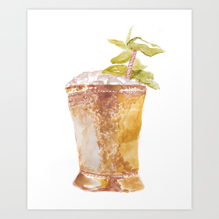 Mint Julep Art Print