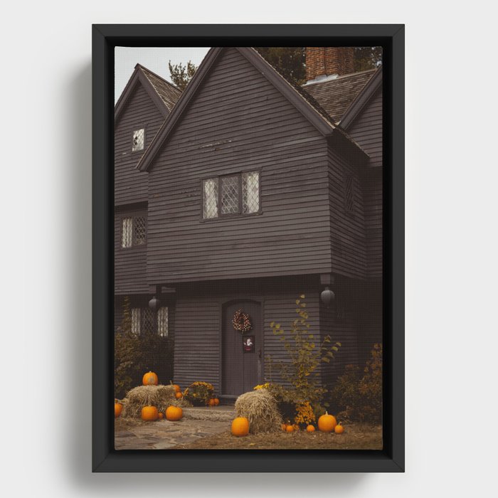 The Witch House - Salem, MA Framed Canvas