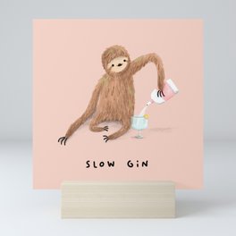 Slow Gin Mini Art Print