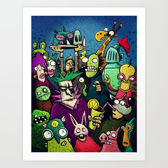 Masquerade Art Print