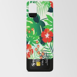 Tropical Floral Pattern - Aloha (Hawaiian) Shirt Pattern Android Card Case