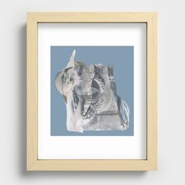 The Roman (blue) Recessed Framed Print