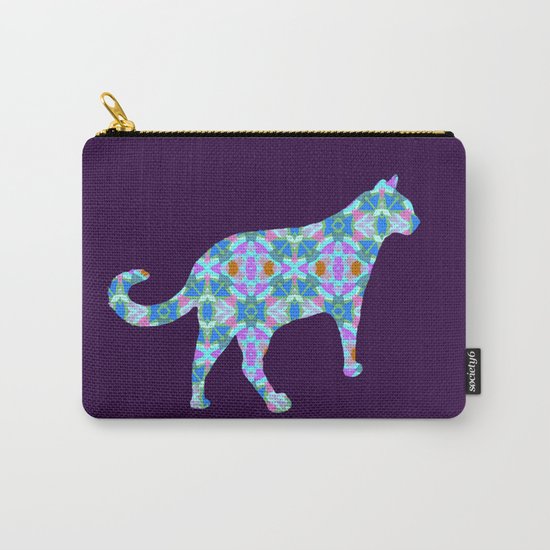 Colorful Cat Carry-All Pouch