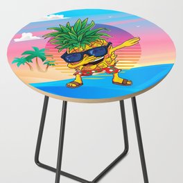 Summer Dabbing Pineapple Side Table