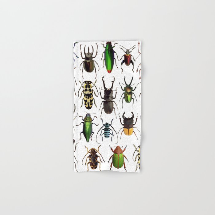 Beetles Collage Hand & Bath Towel