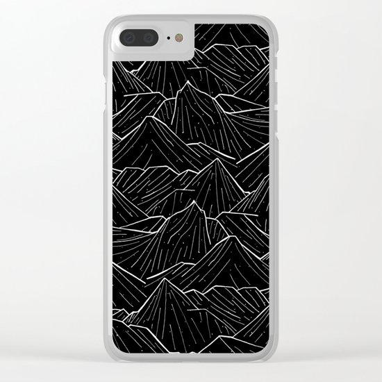 The Dark Mountains Clear iPhone Case