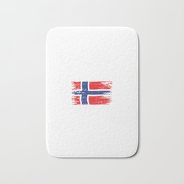 Narvik 2022 - Angel Tour nach Norwegen mit Flagge Bath Mat
