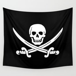 Jolly Roger Pirate Wall Tapestry