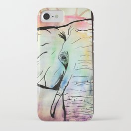 Rainbow Elephant iPhone Case
