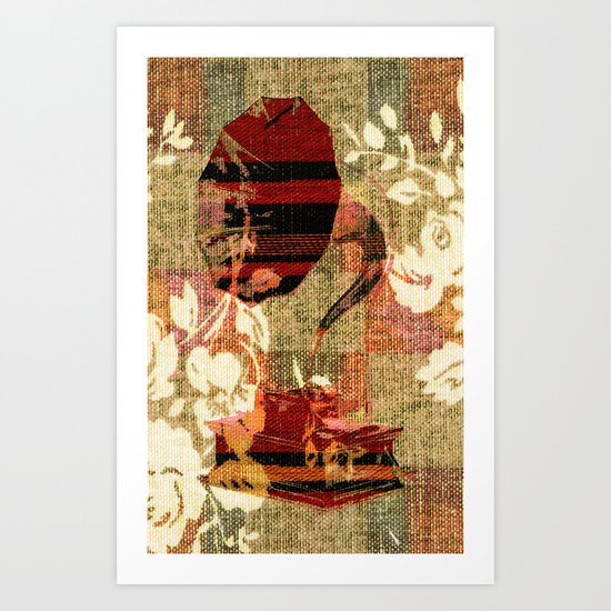 Dueling Phonographs VII Art Print