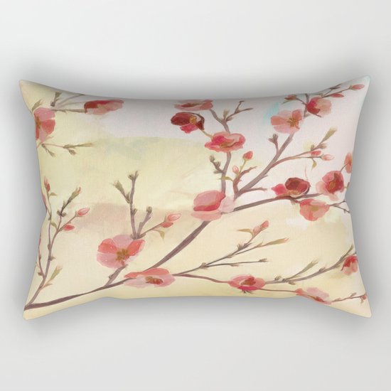 Cherry Blossom - Variation 2 Rectangular Pillow