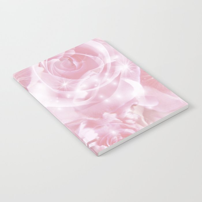 Beautiful Magical Pink Rose Collection Notebook