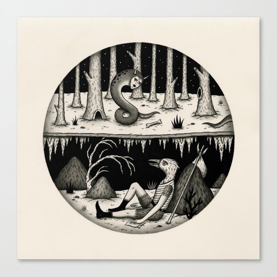 Hide Away Canvas Print