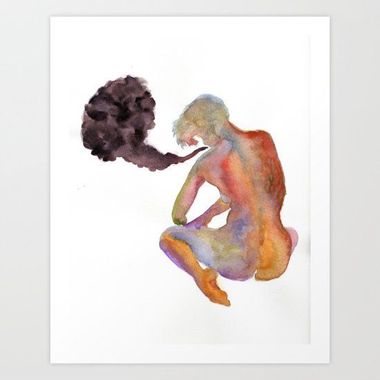 Obscure Thoughts Art Print