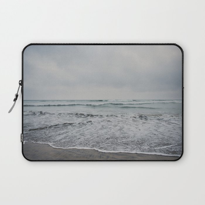 a stormy Pacific Ocean, Oceanside, California Laptop Sleeve