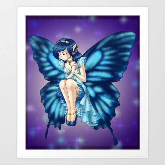 Captive Butterfly Art Print