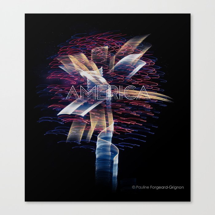 Fireworks Canvas Print