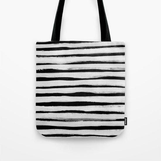 Black and White Stripes II Tote Bag